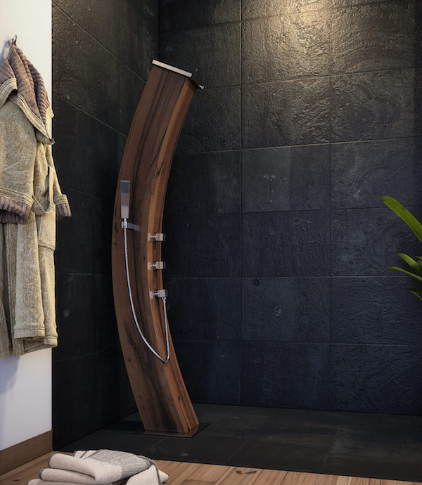 some gorgeous wooden showers