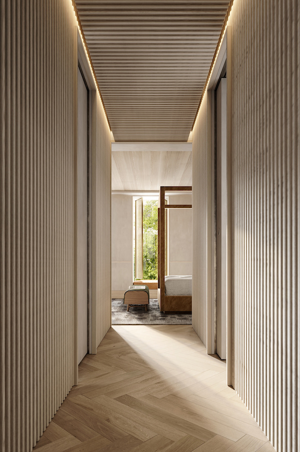 Webbing shutters in a West Village Townhouse Webbing shutters in a West Village Townhouse