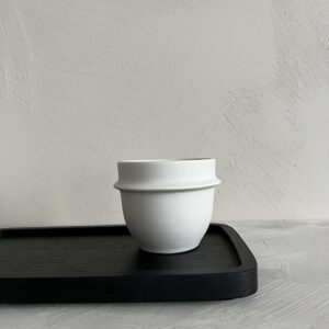 black wooden tray | size s