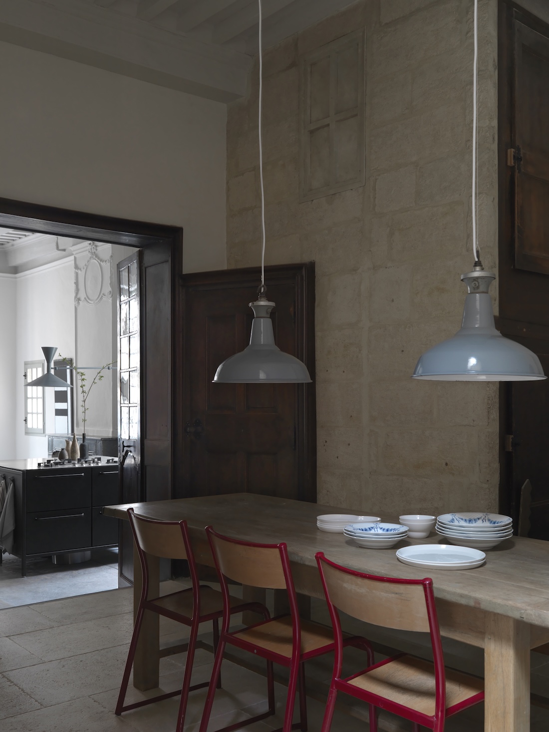 A French townhouse dining room