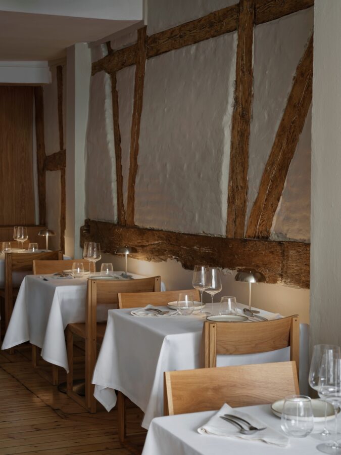 Japandi aesthetic at restaurant Uni Copenhagen