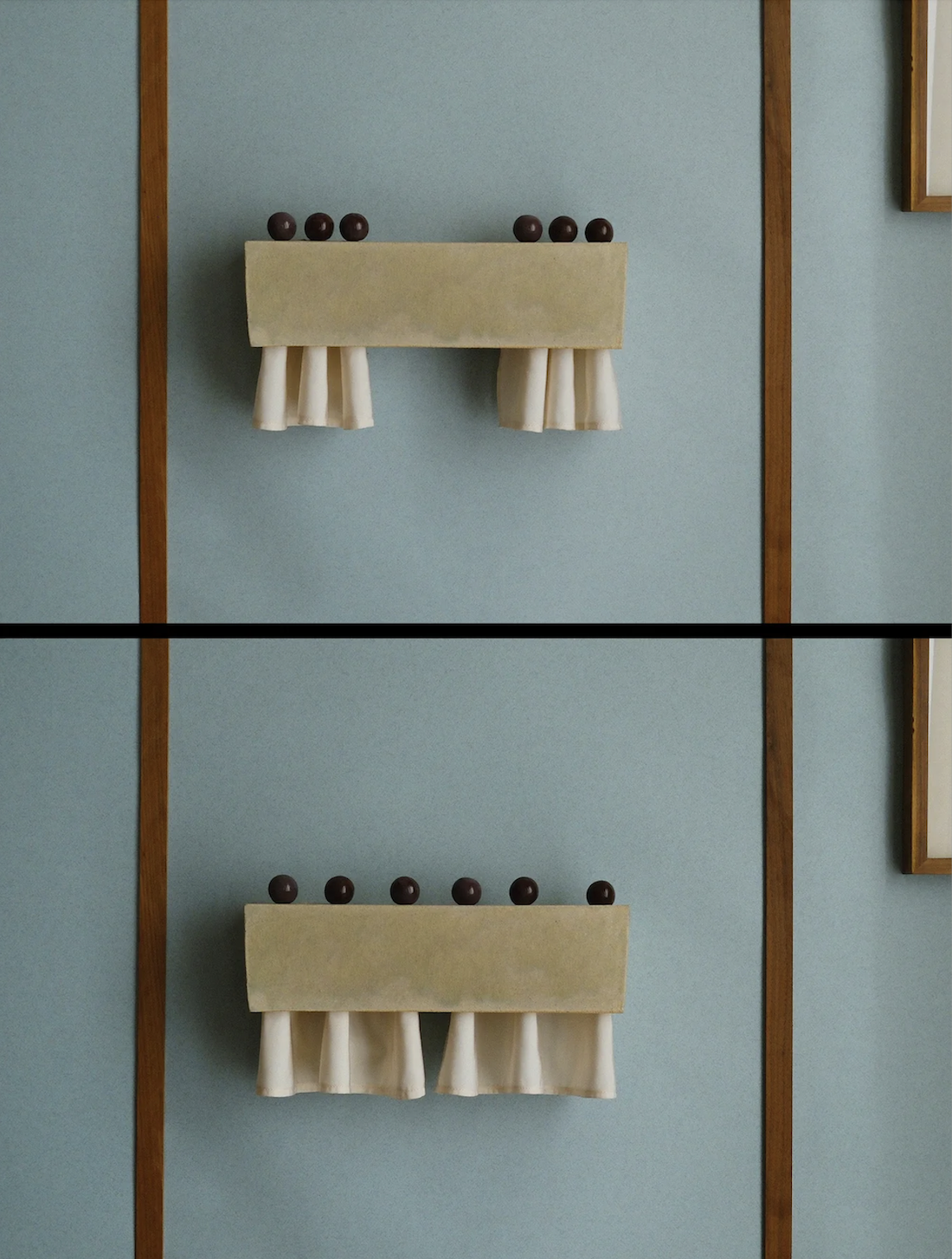Ceramic Curtain Sconce-by Liyang Zhan